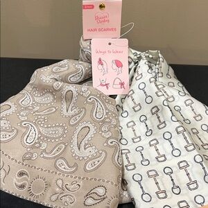 Frazier Sterling | Paisley & Equestrian Themed Scarfs (set of 2)